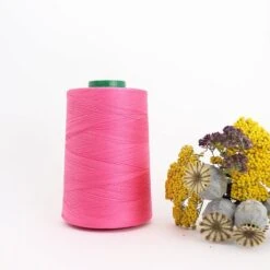 Nähgarn Rosa 100% Bio Baumwolle Scanfil 5000m Kone