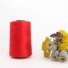 Nähgarn Rubinrot 100% Bio Baumwolle Scanfil 5000m Kone -Textile Fabrics Naehgarn Rubinrot 100 Bio Baumwolle Scanfil 988 0