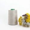 Nähgarn Sand Grau 100% Bio Baumwolle Scanfil 5000m Kone -Textile Fabrics Naehgarn Sand Grau 100 Bio Baumwolle 1012 0