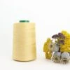 Nähgarn Strohgelb 100% Bio Baumwolle Scanfil 5000m Kone -Textile Fabrics Naehgarn Strohgelb 100 Bio Baumwolle Scanfil 985 0