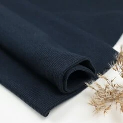 Neva 2x1 Lyocell Bündchen Gerippt In Dark Navy Von Meet MILK