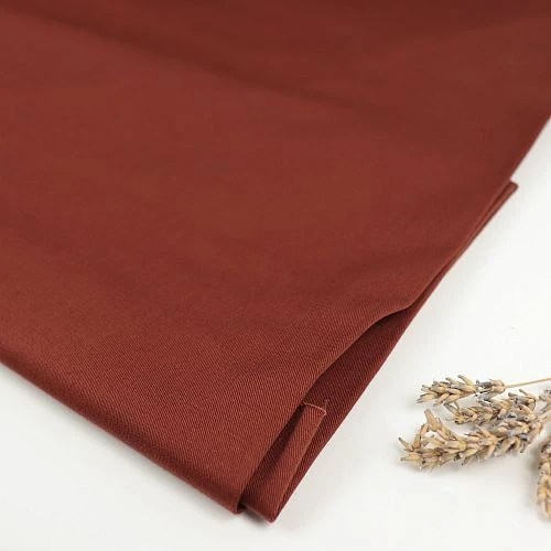 ORGANIC COTTON STRETCH TWILL In Sienna Von Mind The MAKER 3 ORGANIC COTTON STRETCH TWILL In Sienna Von Mind The MAKER
