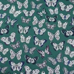 Bio Popeline Baumwollstoff Monarch Aus Der Serie Perennial Von Cloud9 -Textile Fabrics Popeline Baumwollstoff Monarch aus der Serie 1582 1