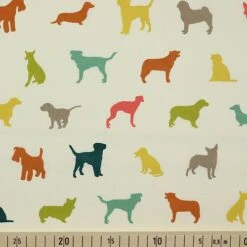 Bio Popeline Baumwollstoff The Show Multi Weiß Von Birch Fabrics -Textile Fabrics Popeline Baumwollstoff The Show Multi weiss 253 1