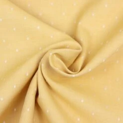 Bio Chambray Punkte Safran Gelb Von Amandine Cha -Textile Fabrics Punkte Safran gelb von Amandine Cha 1283 2