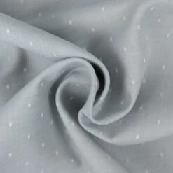 Bio Chambray Punkte Wolkengrau Von Amandine Cha -Textile Fabrics Punkte Wolkengrau von Amandine Cha Bio 1124 2