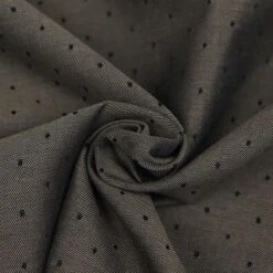 Bio Chambray Punkte In Tabac Von Amandine Cha 7 Bio Chambray Punkte In Tabac Von Amandine Cha -Textile Fabrics Punkte in Tabac von Amandine Cha 1282 2