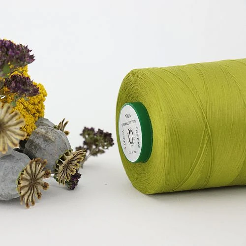 Nähgarn Sellerie Grün 100% Bio Baumwolle Scanfil 5000m Kone 3 Nähgarn Sellerie Grün 100% Bio Baumwolle Scanfil 5000m Kone – Bild 2
