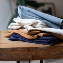 SOFT STRETCH TWILL In Soft Mint Von Meet Milk -Textile Fabrics Soft Mint von Meet Milk SOFT 2195 4