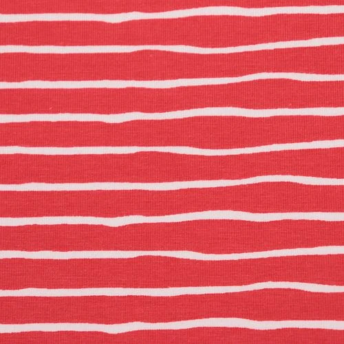 Bio Ringeljersey Stoff Good Vibes Stripes Poppy Von Stoffonkel 5 Bio Ringeljersey Stoff Good Vibes Stripes Poppy Von Stoffonkel – Bild 3
