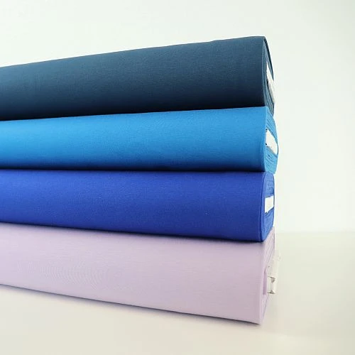 Bio Jersey Stoff Uni Blau 5 Bio Jersey Stoff Uni Blau – Bild 3