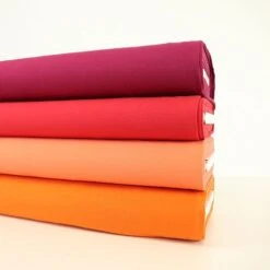 Bio Jersey Stoff Uni Rot -Textile Fabrics Stoff uni rot Bio Jersey 14 2