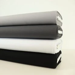 Bio Jersey Stoff Uni Schwarz -Textile Fabrics Stoff uni schwarz Bio Jersey 15 2