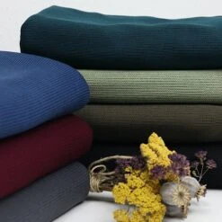 Bio Interlock Strick Uni Trüffel -Textile Fabrics Strick uni Trueffel Bio Interlock 1501 2