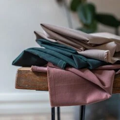 SOFT STRETCH TWILL In Deep Green Von Meet Milk -Textile Fabrics TWILL in Deep Green von Meet 2197 2