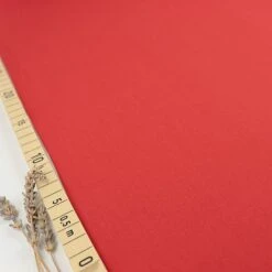 Uni Bio Popeline Candy Cotton In Red Von Verhees