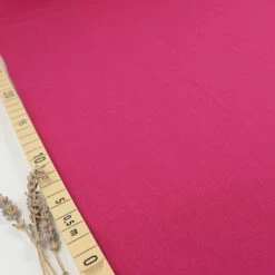 Uni Bio Popeline Candy Cotton In Cherry Von Verhees