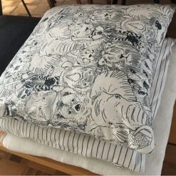 Bio Popeline Baumwollstoff Wild Thing Gold Aus Der Serie Grasslands Von Cloud9 -Textile Fabrics Wild Thing Gold aus der Serie 1264 3