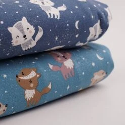 Bio Jersey Motiv Wölfchen Grau Von Stoffonkel -Textile Fabrics Woelfchen grau von Stoffonkel Bio Jersey 1515 3