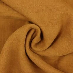 Bio Baumwollmusselin In Messing Von Stoffonkel -Textile Fabrics in messing von Stoffonkel Bio Baumwollmusselin 1053 2