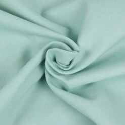 Bio Chambray Uni Mintgrün Von Amandine Cha -Textile Fabrics uni mintgruen von Amandine Cha Bio 1351 2
